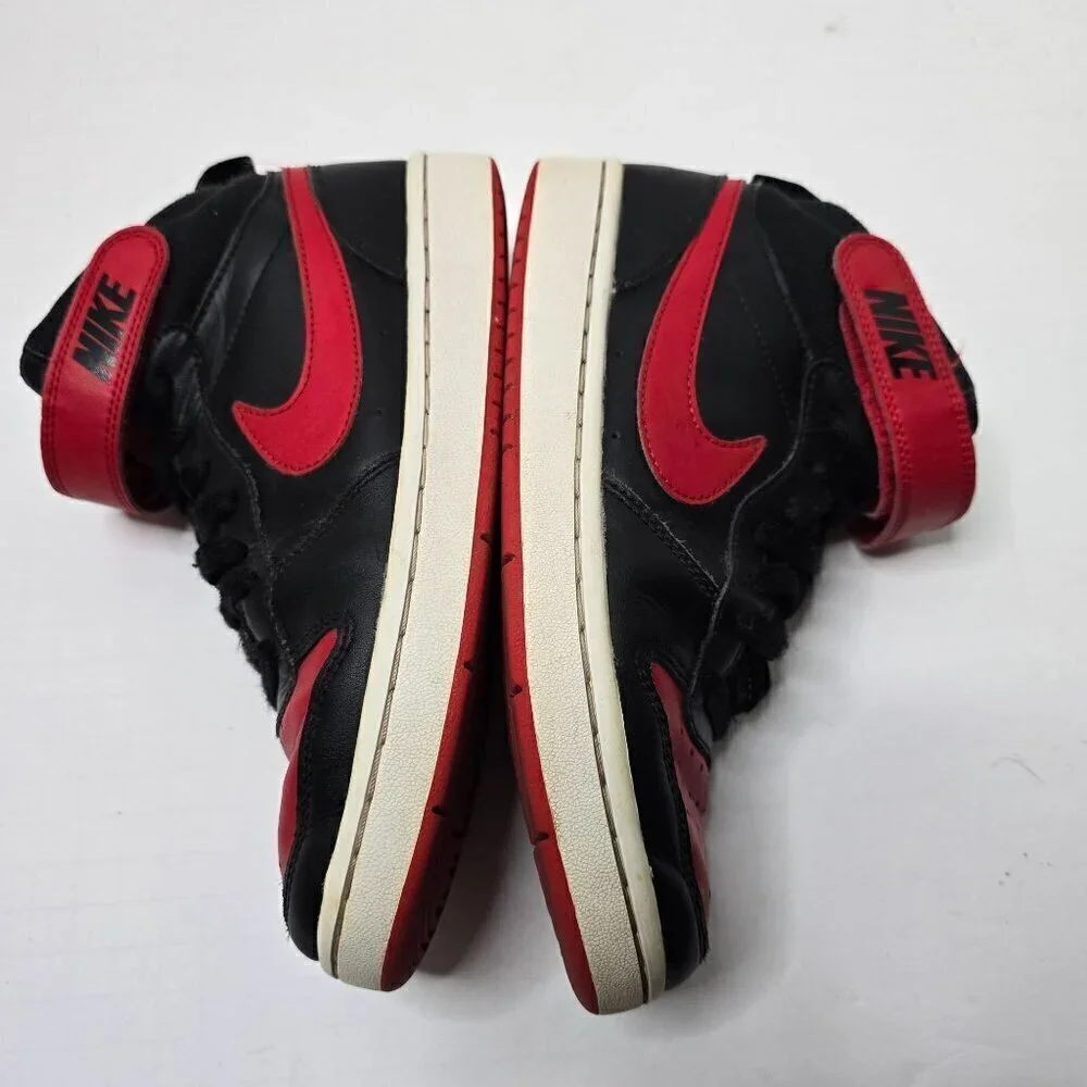 Nike Court Borough Mid 2 Bred Red Black size 5.5 Youth